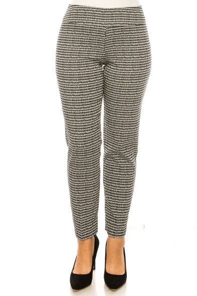 Zac & Rachel Pull-On Straight Leg Printed Pants