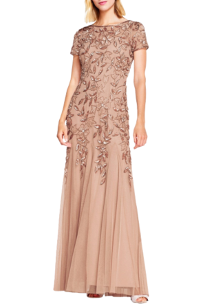 Adrianna Papell Beaded Evening Dress (PLUS SIZE)