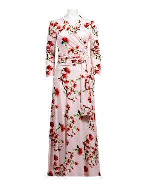 Ducci Floral Wrap Midi Dress
