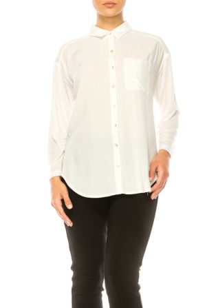 Grand & Greene Double-Fabric Long Sleeve Shirt