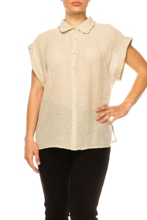 Hester & Orchard Dolman Style Button Down Shirt