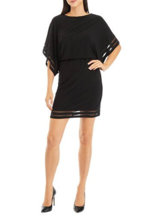 Jessica Howard Kimono Sleeve Blouson-Style Dress