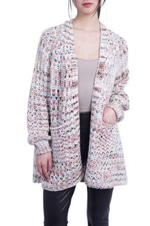 Love Token Metallic Multicolored Cardigan Sweater