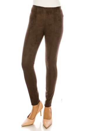 Nygard Faux Suede Skinny Ankle Legging