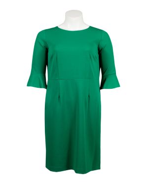 Shelby & Palmer Contoured Day Dress w/ Bell Sleeves