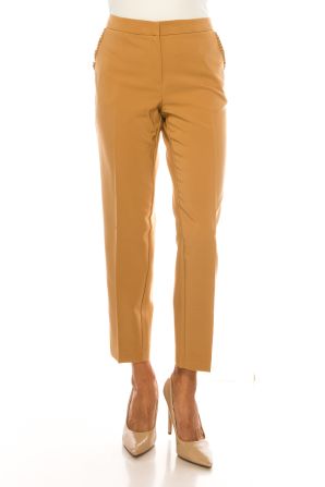 Zac & Rachel Pleated Pocket Slim Ankle Pants