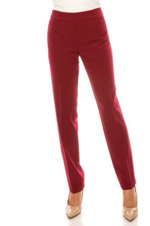 Zac & Rachel Twill Slim Pant with 2 Front Functional Pockets