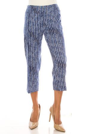 Zac & Rachel Ultimate Fit Printed Capri Pants