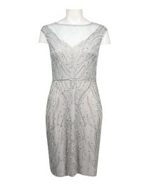 Adrianna papell blue heather best sale
