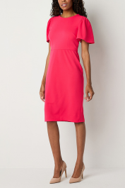 Flutter Sleeve Dress Sheath Dresses for Women Liz Claiborne Wholesale Apparel Vendors