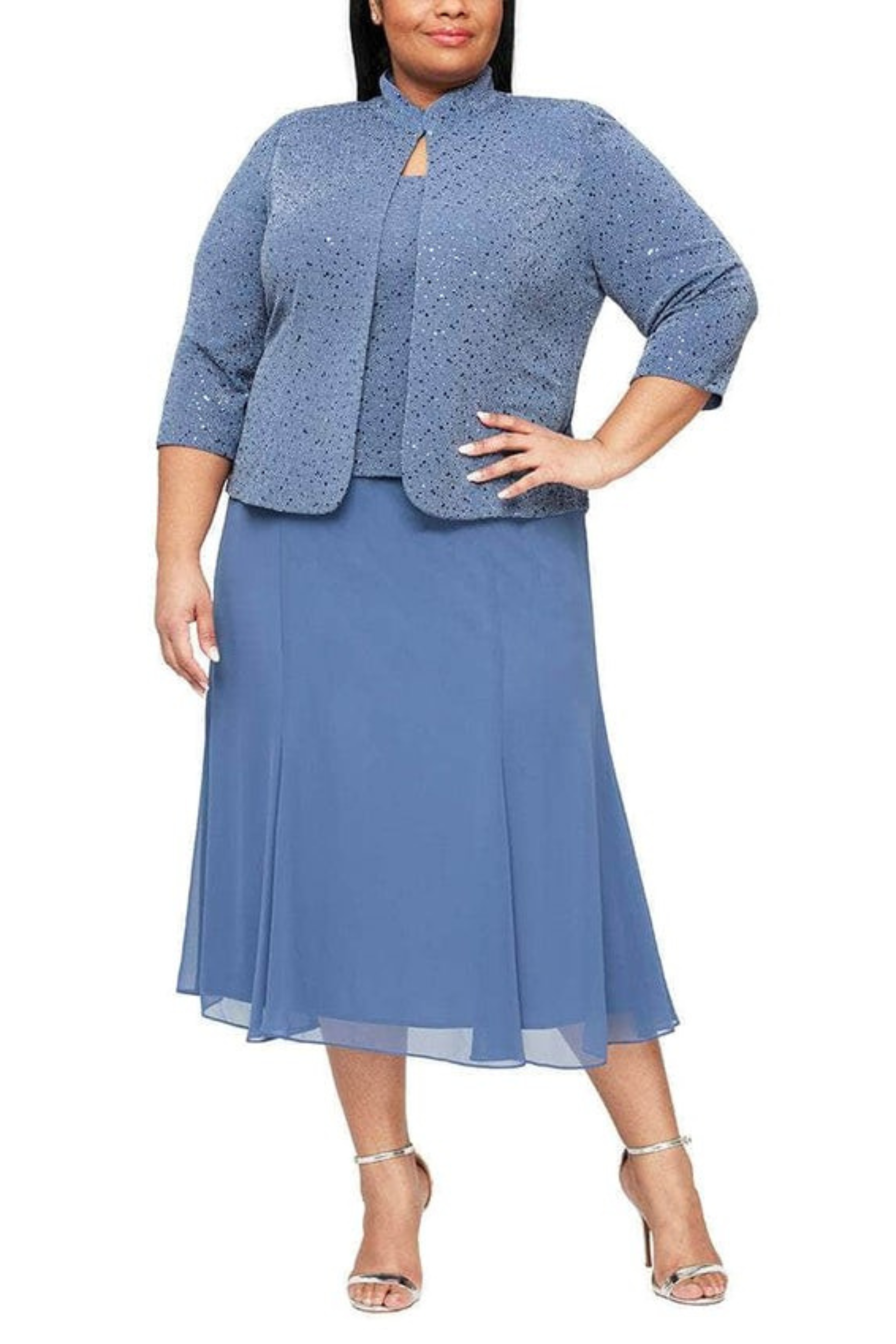 Alex evenings store jacket dress