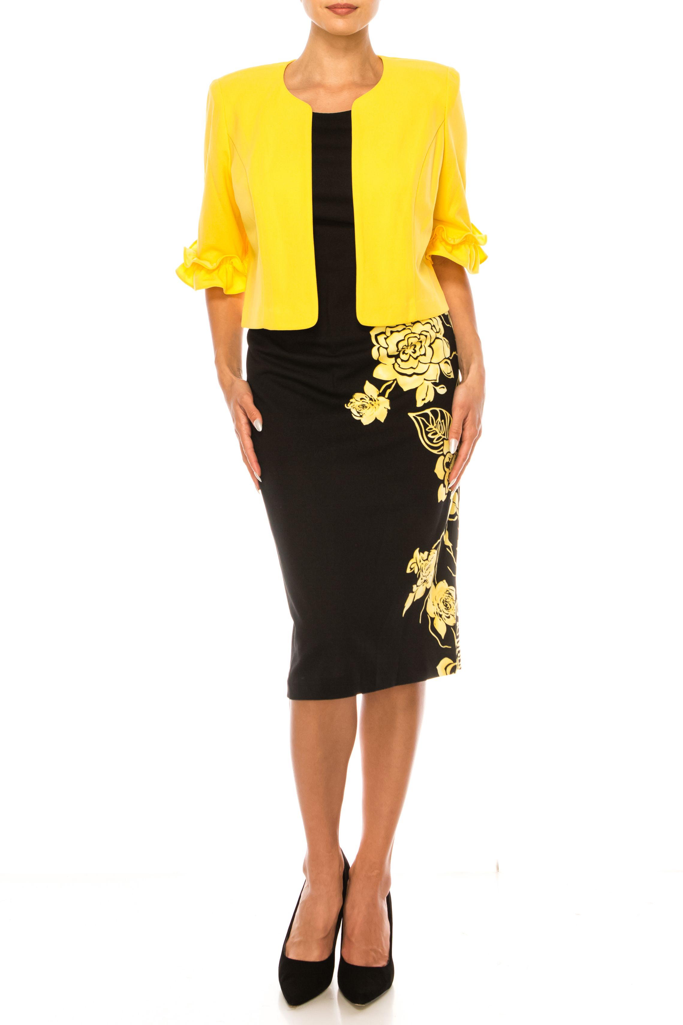 Ladies dress and jacket sets best sale