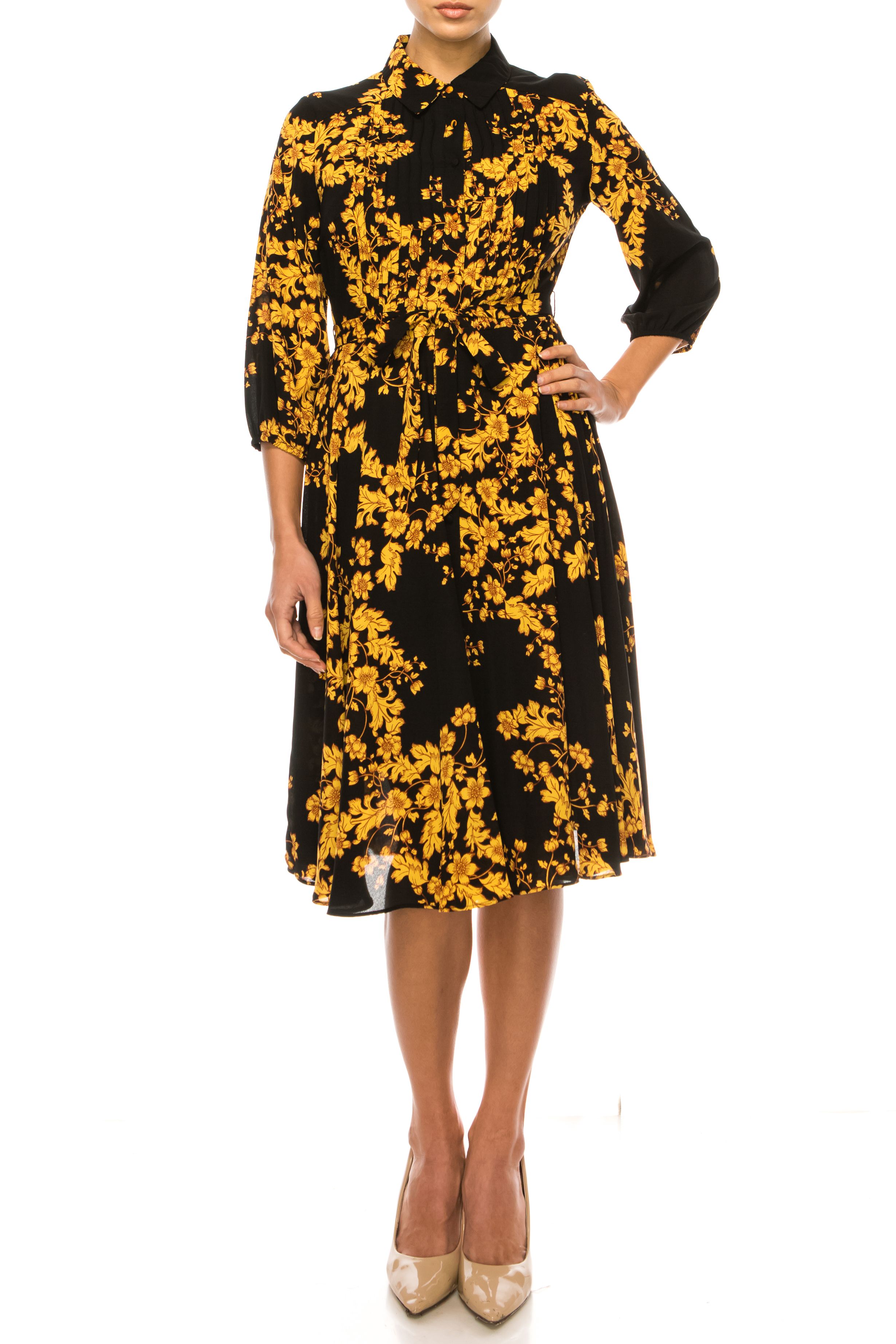 Nanette Nanette Lepore Women's Slvls Jacquard F&f Midi Dress