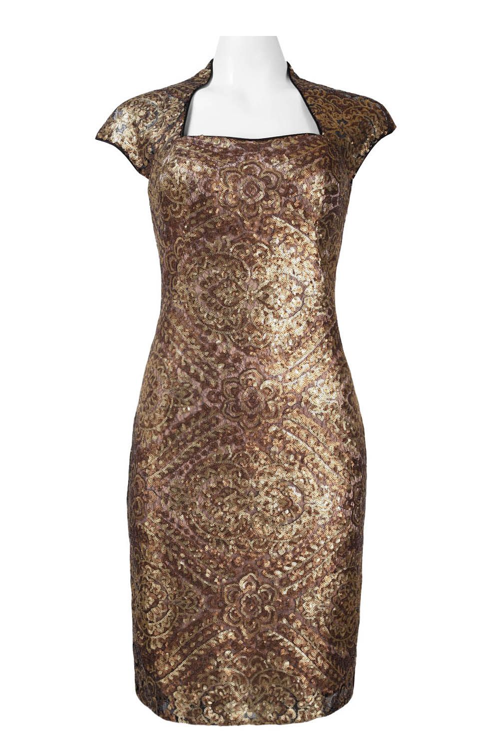 Copper online glitter dress