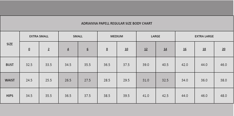 Adrianna Papell Missy Sizes